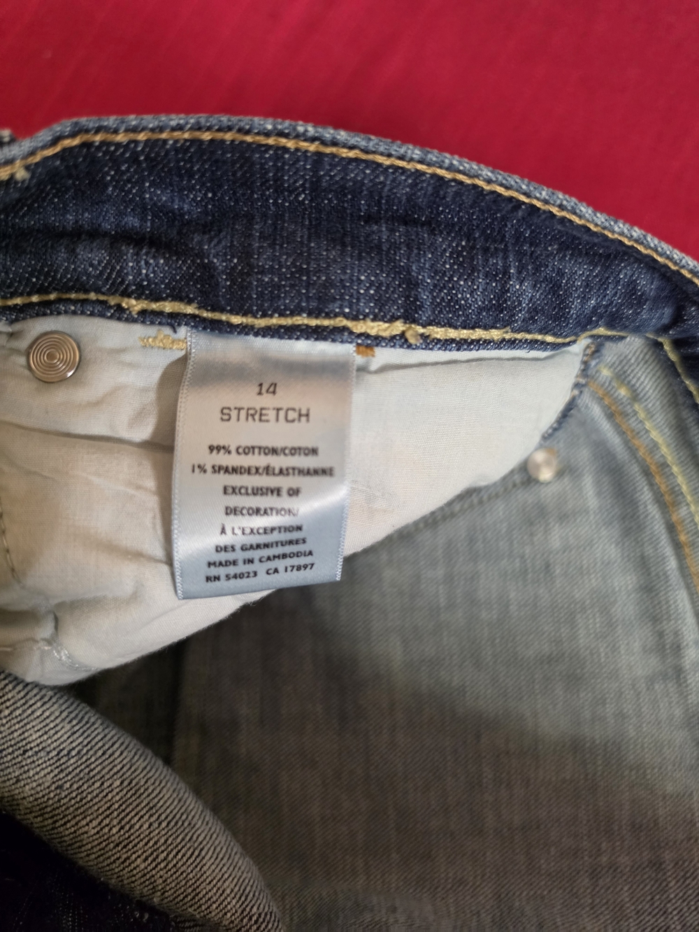 Old Navy "The Flirt" Stretch Mid Rise Bootcut Ladies Jeans 14 - Picture 5 of 8